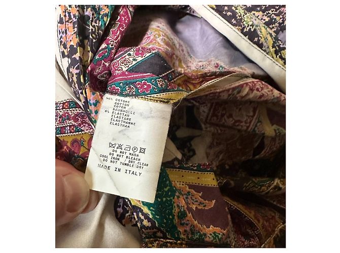 Vestido Etro de mezcla de algodón con estampado paisley Multicolor - vista 9