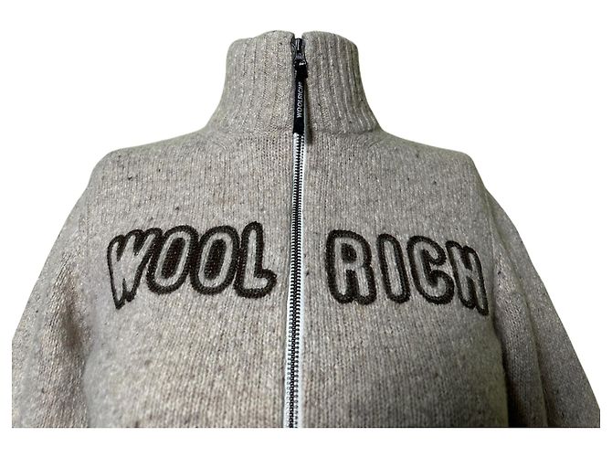 Woolrich Cardigan aus Schafwolle und Polyamid Mehrfarben - Ansicht 2