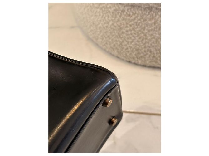 Borsa Hermès Kelly 32 in pelle box nera Nero - vista 14
