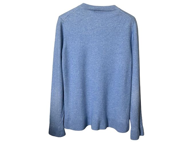Autre Marque Suéter de cashmere e seda azul Repeat - vista 2