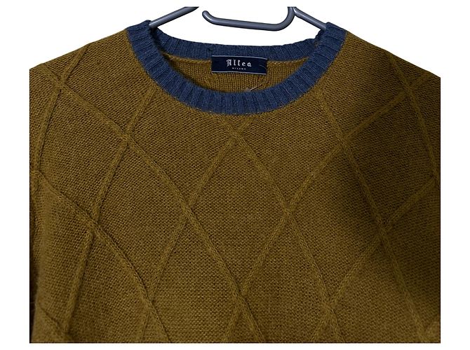 Autre Marque Altea Pullover aus Seide Wolle und Alpaka M Mehrfarben - Ansicht 2
