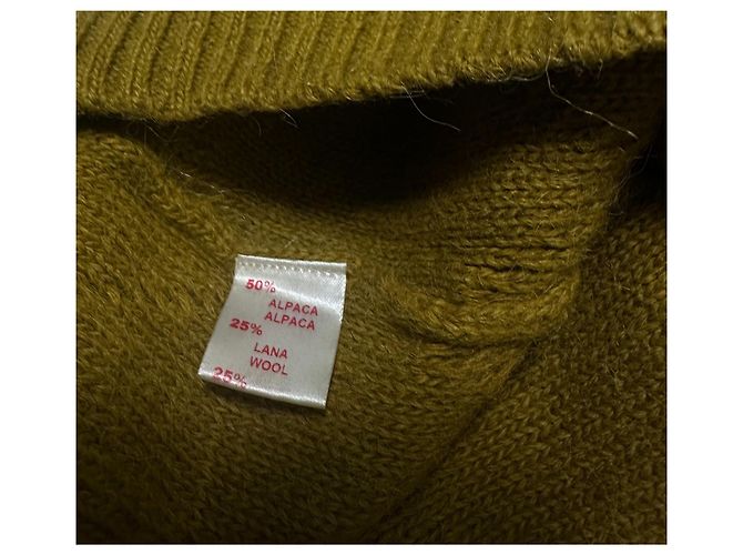 Autre Marque Altea Pullover aus Seide Wolle und Alpaka M Mehrfarben - Ansicht 4