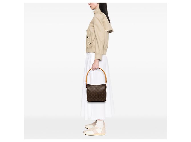 Louis Vuitton Brown Monogram Looping MM Braun - Ansicht 8