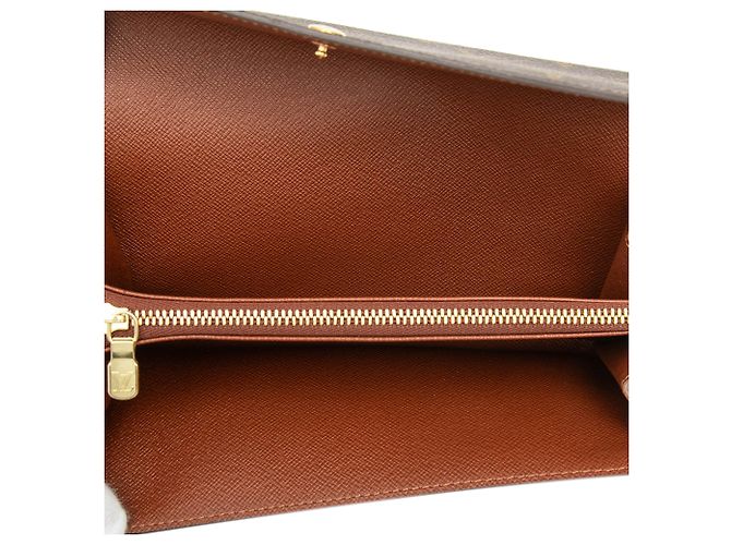 Portafoglio lungo Sarah Monogram marrone Louis Vuitton - vista 4