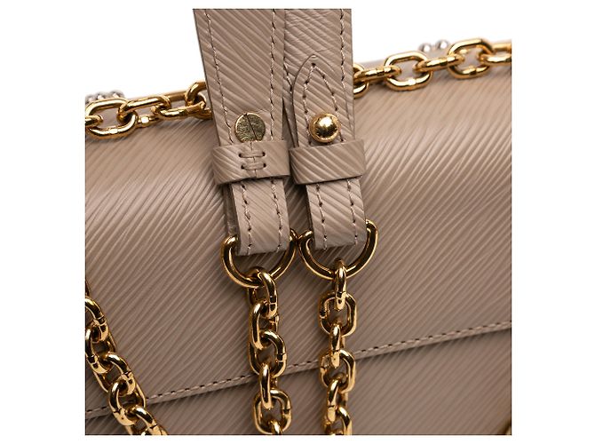Louis Vuitton Sol Twist MM in Epi Marrone Studded Carne - vista 7