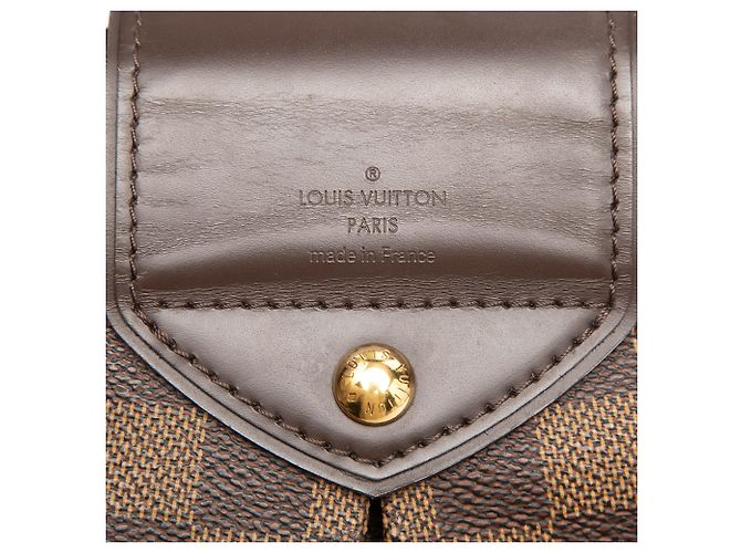 Louis Vuitton Marrom Damier Ebene Sistina PM - vista 5