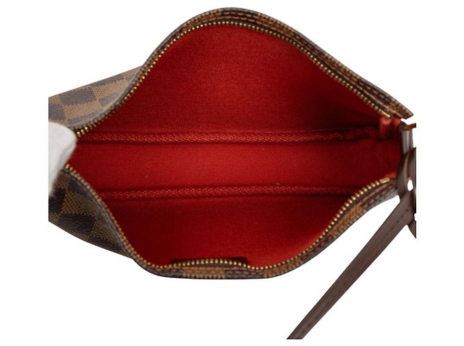 Louis Vuitton Marrone Damier Ebene Navona - vista 4
