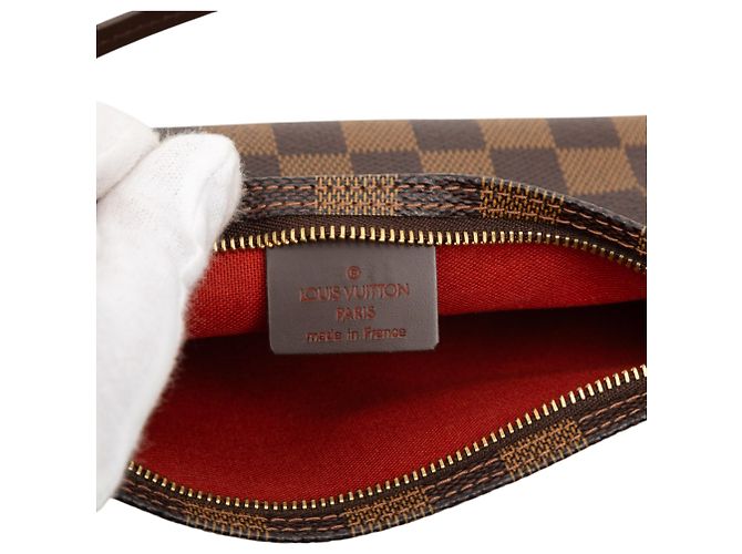 Louis Vuitton Marrone Damier Ebene Navona - vista 5