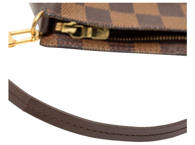 Louis Vuitton Marrone Damier Ebene Navona - vista 7