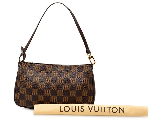 Louis Vuitton Marrone Damier Ebene Navona - vista 9