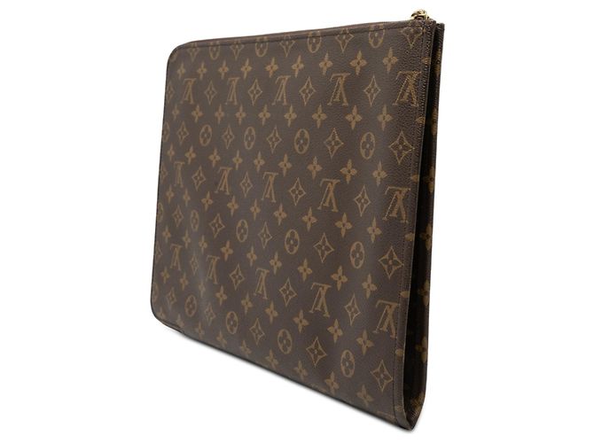 Portfolio Poche Documents Monogramma Marrone Louis Vuitton - vista 2