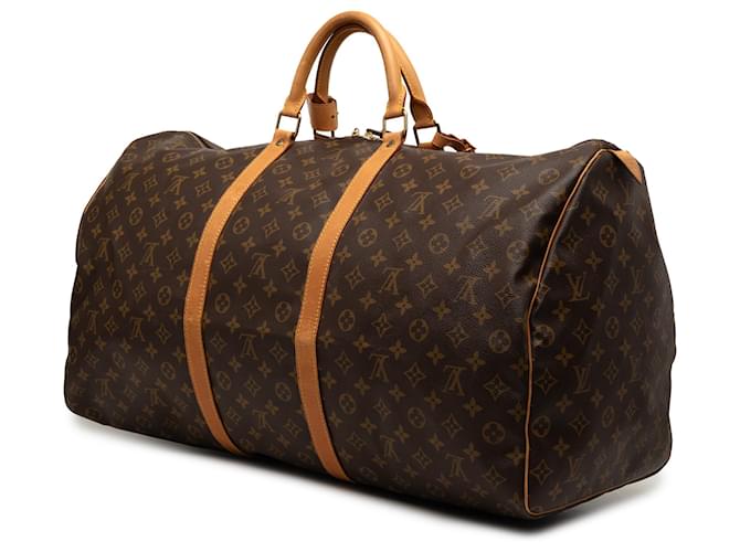 Louis Vuitton Keepall 60 Monogram Marrone - vista 2
