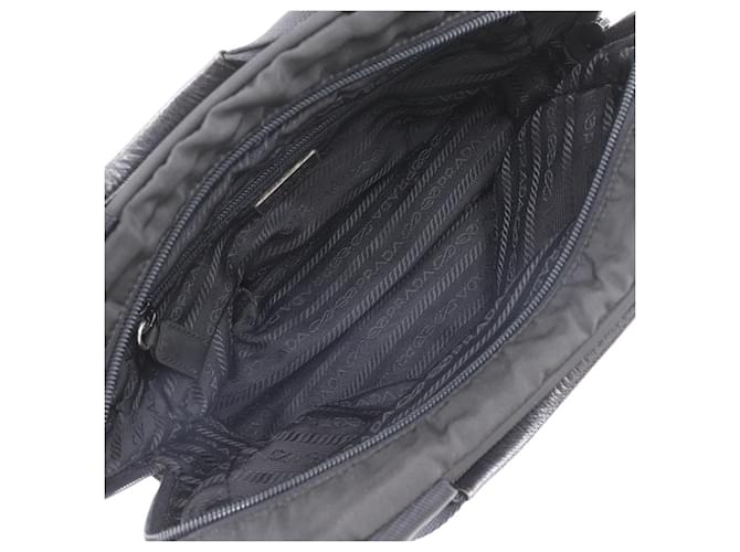 Borsa Mini Boston Prada Nero - vista 6