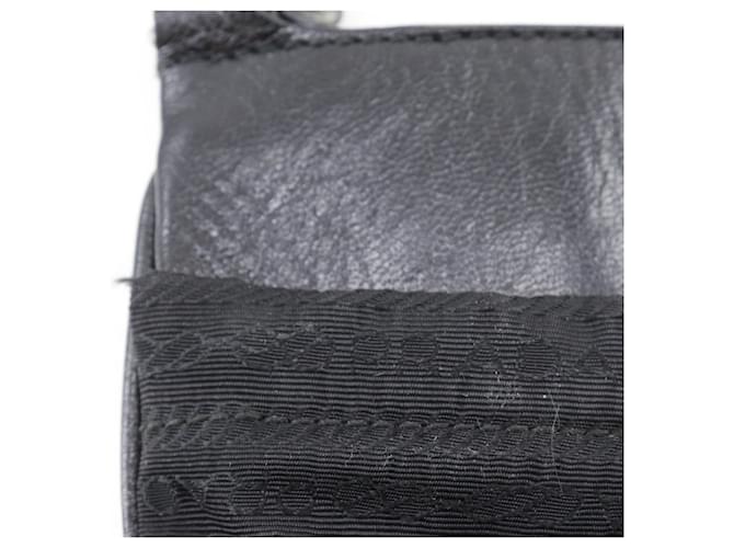Borsa a Spalla Pochette Nera Prada Nero - vista 11