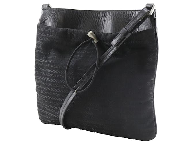 Borsa a Spalla Pochette Nera Prada Nero - vista 2