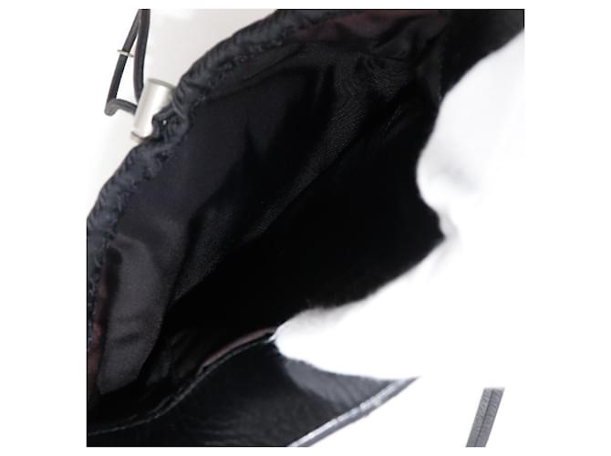 Borsa a Spalla Pochette Nera Prada Nero - vista 6