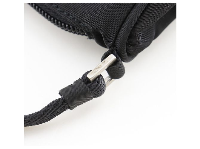 Pochette in nylon nero Prada - vista 9