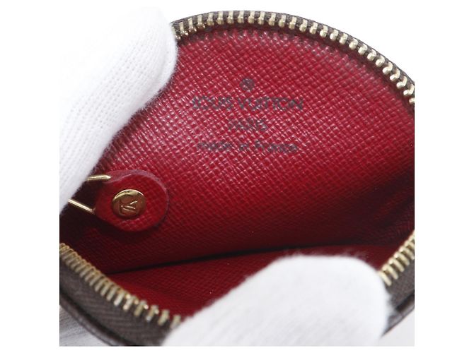 Monedero Ron Coin Case Louis Vuitton Castaño Roja Monograma - vista 5