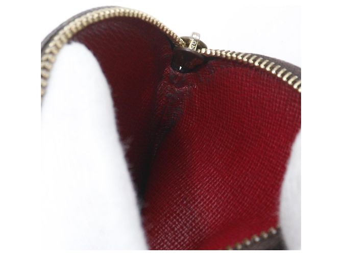 Monedero Ron Coin Case Louis Vuitton Castaño Roja Monograma - vista 6