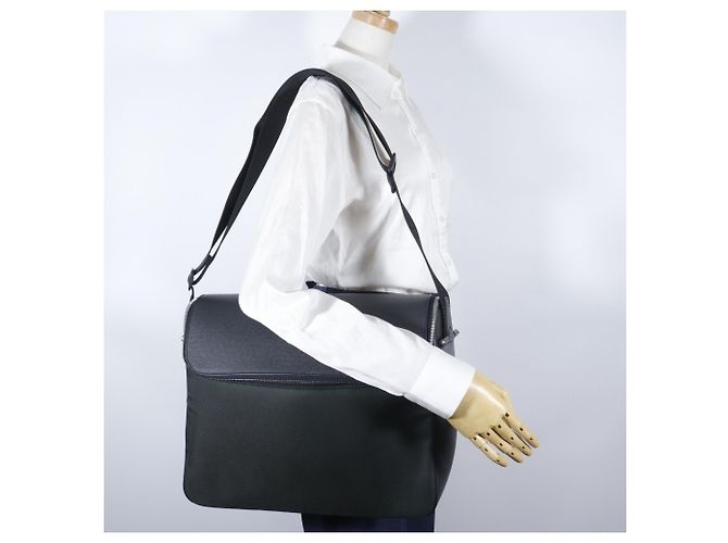 Borsa a Spalla Louis Vuitton Thai Meal M30862 Nero Grigio - vista 20