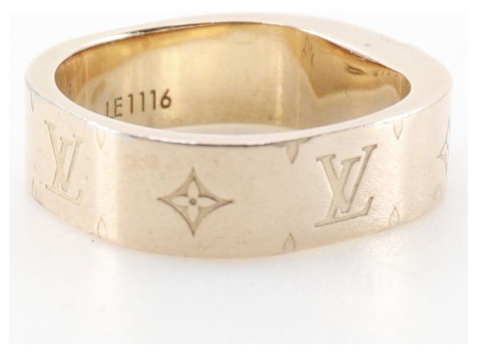 Anello Berg Nanogram Louis Vuitton D'oro - vista 4