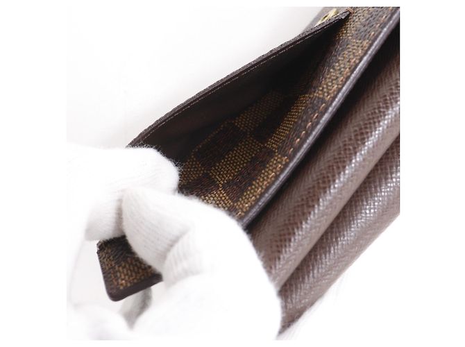 Portefeuille International Long de Louis Vuitton Marron - vue 10