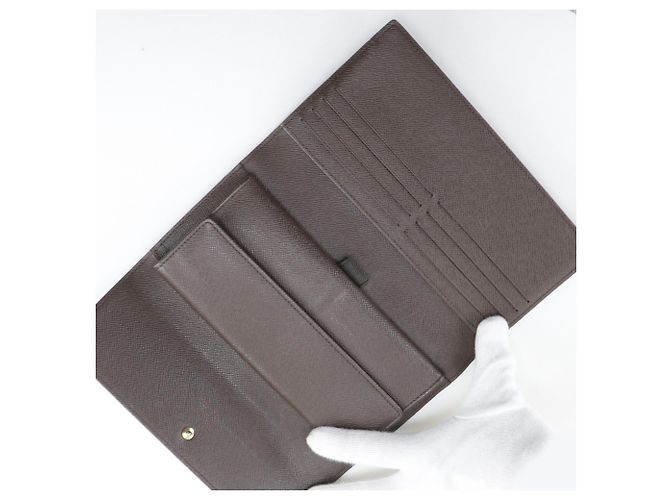 Portefeuille International Long de Louis Vuitton Marron - vue 12