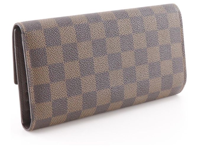 Portefeuille International Long de Louis Vuitton Marron - vue 3