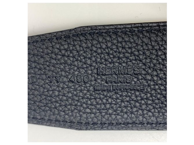 Hermès Hermes Constance 38mm Reversible H-Belt Black - view 5