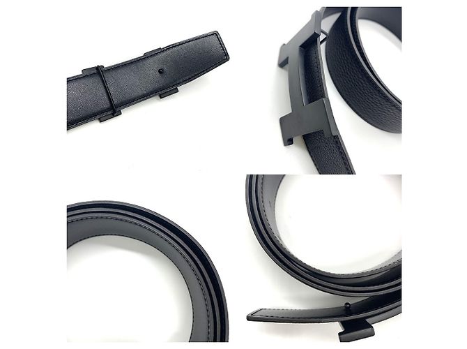 Hermès Hermes Constance 38mm Reversible H-Belt Black - view 6