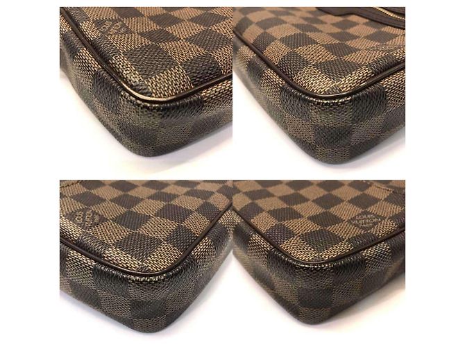 Louis Vuitton Pochette Bi-Macao Clutch Tasche Damier ebene - Ansicht 3