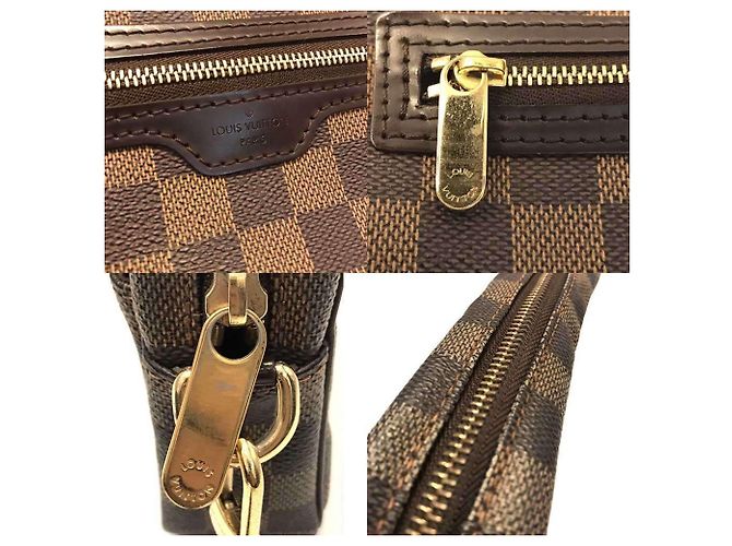 Louis Vuitton Pochette Bi-Macao Clutch Tasche Damier ebene - Ansicht 5