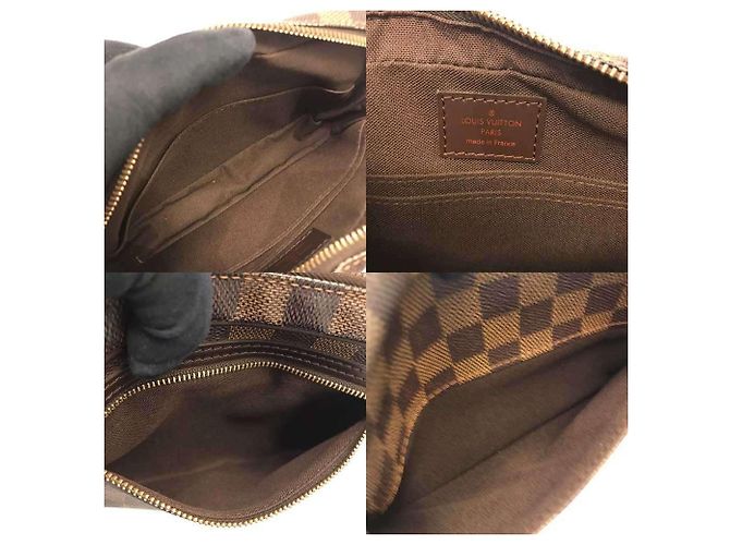 Louis Vuitton Pochette Bi-Macao Clutch Tasche Damier ebene - Ansicht 6