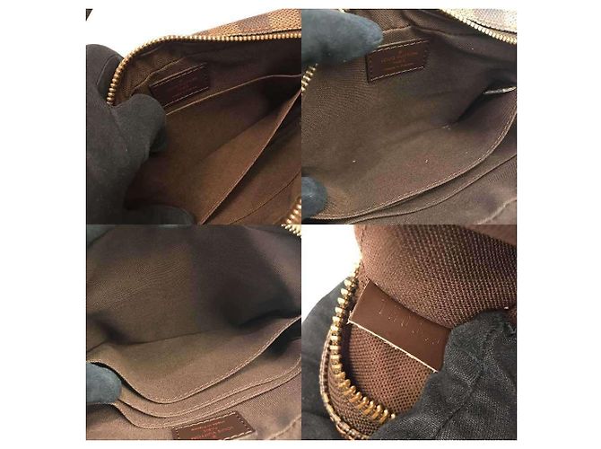 Louis Vuitton Pochette Bi-Macao Clutch Tasche Damier ebene - Ansicht 7