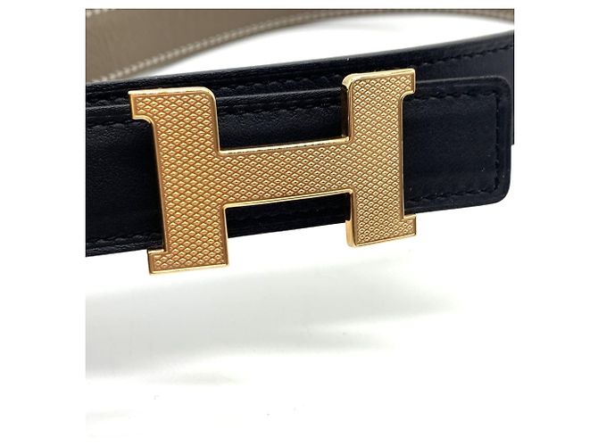 Cinturón H Constance Mini de Hermès Negro - vista 2
