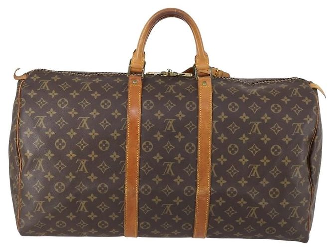 Louis Vuitton Keepall Monogram Canvas 55 Marrone - vista 2