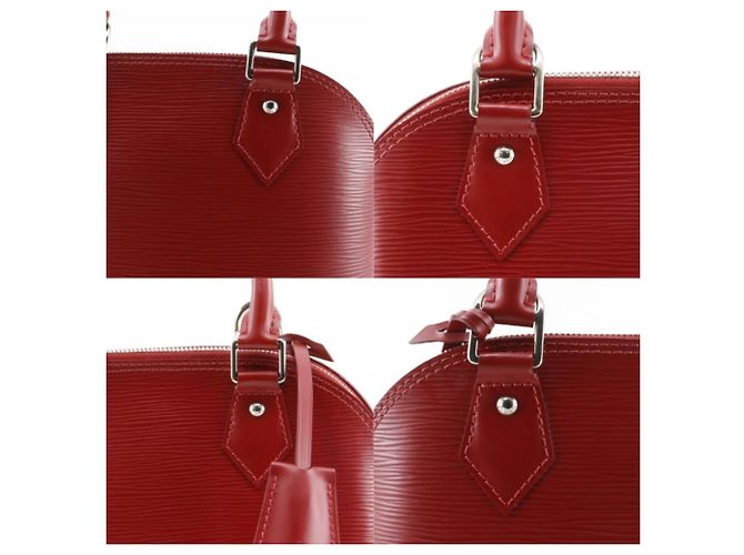 Borsa Alma BB Louis Vuitton Rosso - vista 11