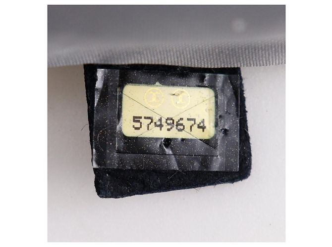 Chanel Sporttasche aus grauem Nylon Braun - Ansicht 14