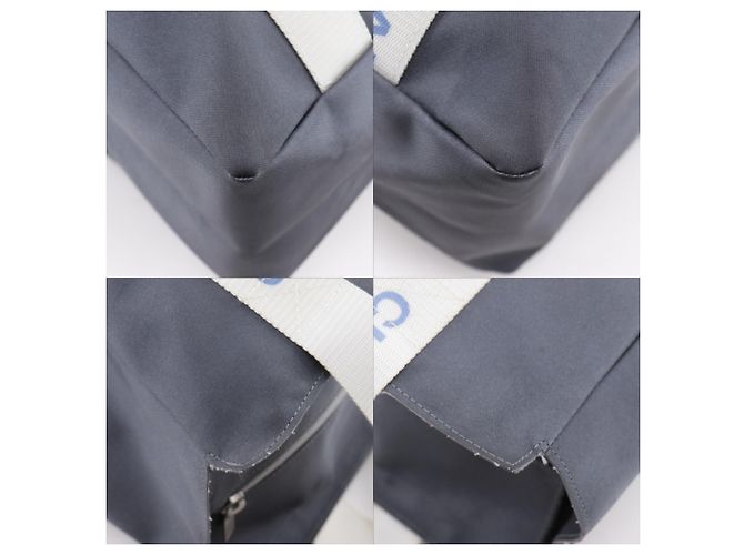 Chanel Sporttasche aus grauem Nylon Braun - Ansicht 3