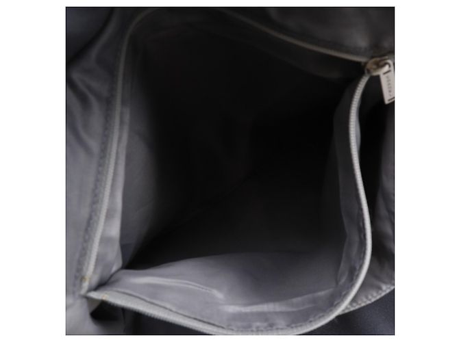 Chanel Sporttasche aus grauem Nylon Braun - Ansicht 5
