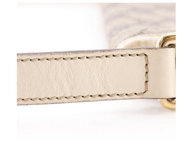 Borsa a Spalla Gucci Beige GG Supreme - vista 12