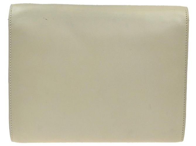 Edge Céline Celine Vintage Leather Weiß - Ansicht 2