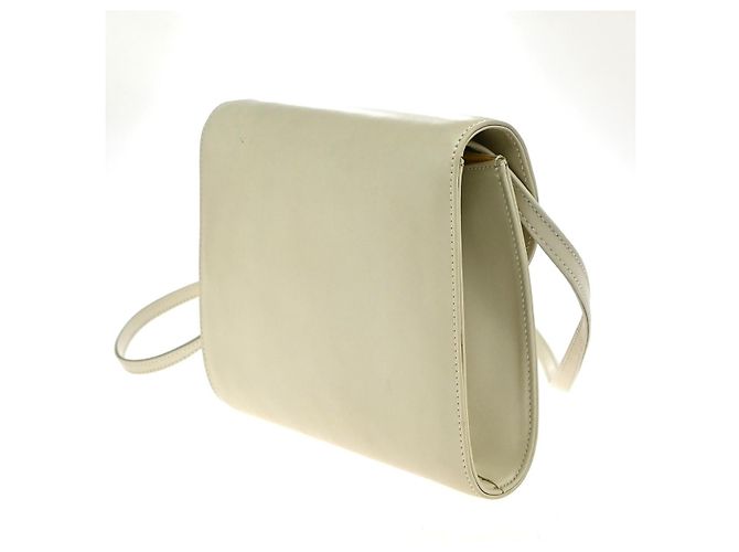 Edge Céline Celine Vintage Leather Weiß - Ansicht 4