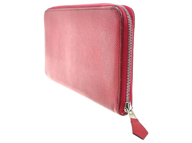 Hermès Hermes Azap Zip Around Epsom Long Rosso - vista 3