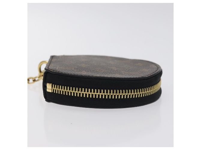 Portafoglio Boite Chapeau Louis Vuitton in tela Monogram Micro Marrone - vista 3