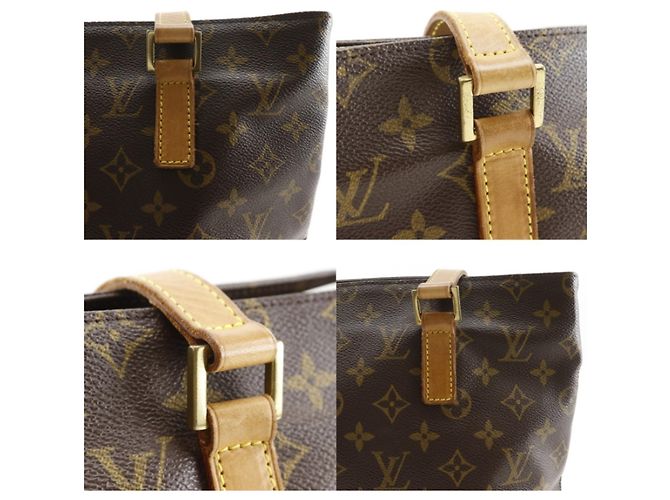 Borsa Tote Cabas Piano Louis Vuitton Marrone Monogramma - vista 14