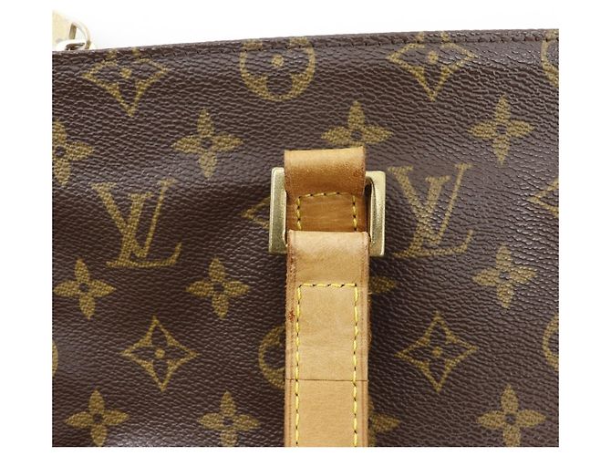 Borsa Tote Cabas Piano Louis Vuitton Marrone Monogramma - vista 16