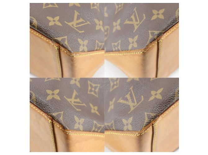 Borsa Tote Cabas Piano Louis Vuitton Marrone Monogramma - vista 4