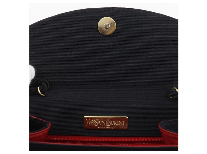 Borsa a Spalla 2 in 1 Yves Saint Laurent Nero - vista 8