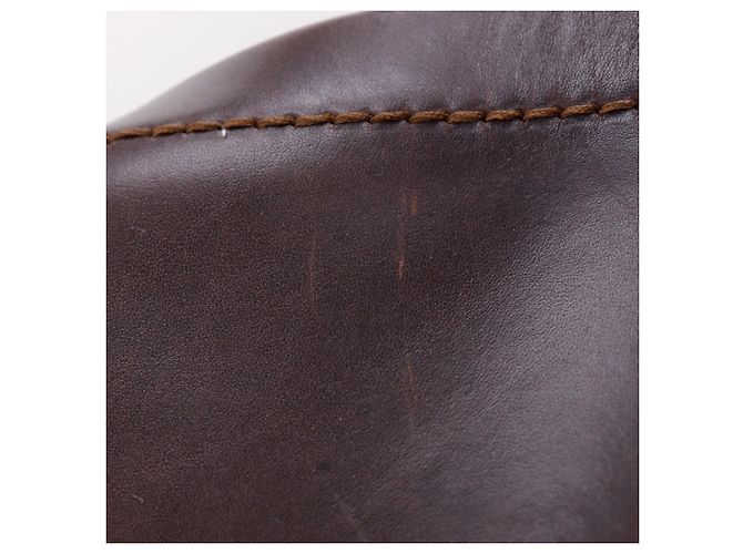 Bally braune Leder-Tote-Tasche - Ansicht 12